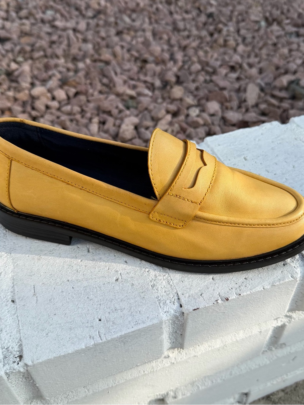Cole Haan Pinch Maine Classic Penny Leather Loafer Yellow Women 9B - Picture 8 of 16